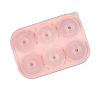 Glaçons en silicone 3D efficaces avec couvercle anti-fuite et entonnoir pour cocktails, whisky, bourbons, boissons faites à la main, bac à glaçons en silicone rose diamantine