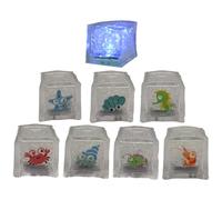 Glaçons Lumineux - Cubes De Bain De 1,06 Pouces | Cube en Plastique PP - Veilleuse LED À Couleur Changeante, Jouet Sensoriel Étanche pour , Heure du Bain, Fêtes, Boissons Et Jeux Amusants dans