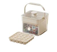 Glacons Moule Machine à glaçons grande capacité avec couvercles faciles presser, bacs for congélateur, réfrigérateur domestique, boîte de rangement maison(White 25 Grid)