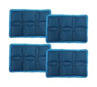 Glaçons pour boîte à déjeuner - Résine polymère absorbante et polyester pongé | 15 cm légers et réutilisables | Garde les aliments au frais pour l'école, le camping, les voyages ou les activités de