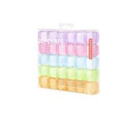 Glaçons réutilisables - KIKKERLAND - Cubes - Lot de 30 - Multicolore - Réutilisables