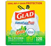 Glad Forceflex Gain Müllbeutel Lot de 120