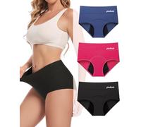Gladbecke sous-vêtements menstruels 60ML, Culotte menstruelle Adolescente Forte Absorption Anti-Fuite Femme Pack de 3,M