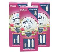 glade 3 x Touch & Fresh Air Freshener Refill Relaxing Zen Chaque 10ml Long Lasting