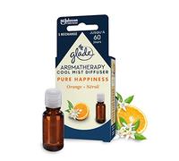 GLADE AROMATHÉRAPIE RECHARGE ELECTRIQUE COOL MIST HUILES ESSENTIELLES PURE HAPPINESS ORANGE & NEROLI