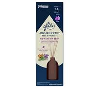 Glade Aromatherapy Bâtonnets, Diffuseur de Parfum Infusées Aux Huiles Essentielles, Moment of Zen, Lavande & Bois de Sental - 1 Diffuseur - 80 ml