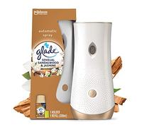 Glade Automatic Spray Diffuseur - Infusé Aux Huiles Essentielles - Jusqu'à 2 Mois De Parfum - Sensual Sandalwood et Jasmine - 1 Diffuseur et 1 Recharge