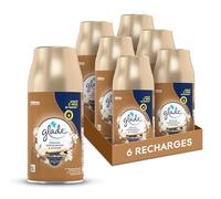 Glade Automatic Spray Recharges - Infusé Aux Huiles Essentielles - Jusqu'à 2 Mois De Parfum Par Recharge - Sensual Sandalwood et Jasmine - 6 Recharges