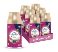Glade Automatic Spray Recharges - Infusé Aux Huiles Essentielles - Jusqu'à 2 Mois De Parfum - Relaxing Zen - 6 Recharges