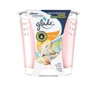 Glade Bougie Parfum Infusé Huiles Essentielles Anti-Tabac 30 Heures de Parfum 129 g