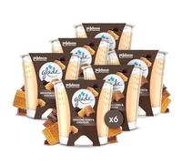 Glade Bougie Parfumée - Certifiée Vegan - Infusée aux Huiles Essentielles - Sans Huile De Palme - Parfum Indulging Honey et Chocolate - Cadeau pour Femme - 6 Bougies x 27h de Combustion