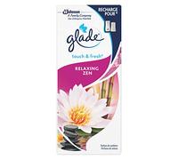 Glade By Brise Recharge pour Désodorisant Touch & Fresh Fraîcheur dans la Maison Élimination des Odeurs 10 ml Senteur Relaxing Zen - Lot de 3