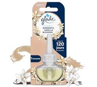 Glade Electric Scented Oil Recharge - Infusé Aux Huiles Essentielles - Jusqu'à 120 Jours De Parfum - Romantic Vanilla Blossom - 1 Recharge