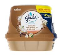 Glade Gel Premium - Désodorisant infusé aux Huiles Essentielles pour Toilette Et Salle de Bain - Sensual Sandalwood & Jasmine - 45 Jours de Parfum