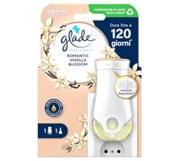 Glade Parfum d'ambiance avec Huiles Essentielles, Parfum Romantic Vanilla Blossom, Lot de 1 diffuseur électrique + 1 recharge, 20 ml