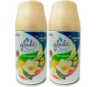 glade Lot de 2 recharges pour vaporisateur automatique Ambre et jasmin 269 ml