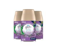 Glade Lot de 3 recharges de spray automatique, désodorisant pour la maison et la salle de bain, lavande tranquille et aloe, 175,8 g