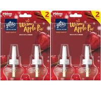 glade Lot de 4 recharges électriques 20 ml - Tarte aux pommes chaude
