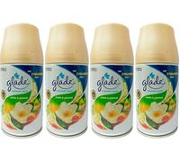 glade Lot de 4 recharges pour vaporisateur automatique Ambre et jasmin 269 ml
