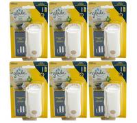 Glade Mini Fresh Lemon Starter Set 6 X 10Ml Touch & Fresh Recharge + Support