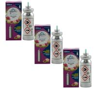glade 3 x Touch & Fresh Air Freshener Refill Relaxing Zen Chaque 10ml Long Lasting