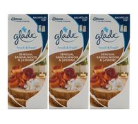 Glade Mini Sensuelle Bois de Santal & Jasmin 3 X 10ml -alte Recette Raumspray