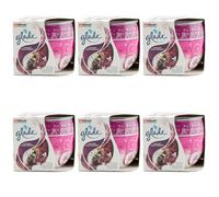 Glade Radiant Fresh Baies Bougie Parfumée 6 X 120g Avec Éthéré Huile Arôme :