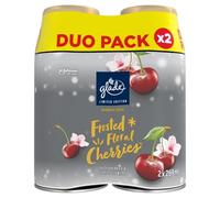 Glade Recharges de désodorisant automatique, éliminateur d'odeurs et vaporisateur d'ambiance, cerises florales, lot de 2 (2 x 269 ml)