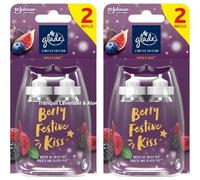 glade Sense and Spray Lot de 4 recharges 18 ml - Berry Festive Kiss