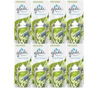 glade Sense and Spray Lot de 8 recharges 18 ml - Muguet (muguet)