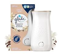 Glade Sense et Spray Diffuseur à Détection de Mouvement - Infusé Aux Huiles Essentielles - Jusqu'à 2 Mois de Parfum - Romantic Vanilla Blossom - 1 Diffuseur et 1 Recharge