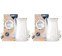 Glade Sense et Spray Diffuseur à Détection de Mouvement - Infusé Aux Huiles Essentielles - Jusqu'à 2 Mois de Parfum - Romantic Vanilla Blossom - 1 Diffuseur et 1 Recharge (Lot de 2)