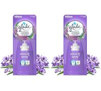 Glade Sense et Spray Recharge Diffuseur à Détection de Mouvement - Infusé Aux Huiles Essentielles - Jusqu'à 2 Mois de Parfum - Tranquil Lavender et Aloe - 1 Recharge (Lot de 2)