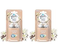 Glade Sense et Spray Recharge Duopack Diffuseur à Détection de Mouvement - Infusé Aux Huiles Essentielles - Jusqu'à 4 Mois de Parfum - Romantic Vanilla Blossom - 2 Recharges (Lot de 2)