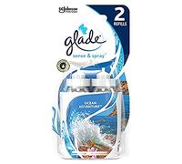 Glade Sense & Spray Désodorisant Automatique à Activation par Mouvement pour Maison Recharge de 18 ml, Ocean Adventure, 2 Recharges