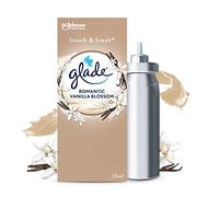 Glade Touch et Fresh Recharge - Fraicheur Instantanée - Elimine Les Odeurs - Infusé Aux Huiles Essentielles - Romantic Vanilla Blossom - 1 Recharge