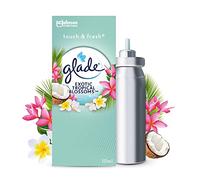 Glade Touch et Fresh Recharge - Fraicheur Instantanée - Elimine Les Odeurs - Infusé Aux Huiles Essentielles - Tropical Blossom - 1 Recharge
