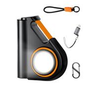 Gladgogo Batterie externe rechargeable avec lampe de poche LED, 5000 mAh, pour iPhone 15/14/13/12, compatible avec le camping, la randonnée, les tentes en plein air, les urgences, l'aventure, la