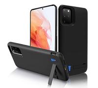 Gladgogo Coque Batterie pour Samsung Galaxy S20, [5000mAh] Chargeur Rechargeable Batterie Externe Puissante Power Bank avec Support (6,2'')