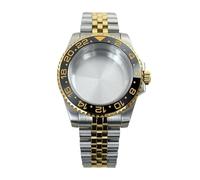 Gladiaond Boîtier étanche Argent Or 40mm, 1 pièce, for Montre GMT SUB 8215, Bracelet Saphir(Solid Bottom Cover44)