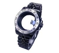 Gladiaond Montre SUB/GMT 40 mm, boîtier noir, verre saphir, étanche, 120 clics, compatible avec les mouvements NH34, NH35 et NH36, cadran de 28,5(Alloy Bezel Set 11)