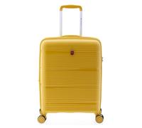 Gladiator 0800 4 roulettes Trolley 55 cm avec soufflet d'extension jaune
