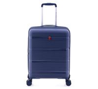 Gladiator 0800 4 roulettes Trolley de cabine 55 cm avec soufflet d'extension bleu