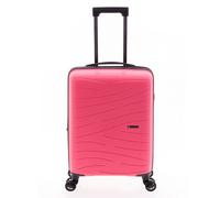 Gladiator 1700 4 roulettes Trolley de cabine 55 cm avec soufflet d'extension rose