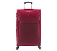 Gladiator 2000 4 roulettes Trolley 78 cm avec soufflet d'extension rouge