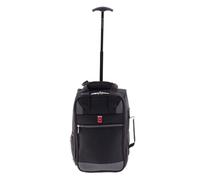 Gladiator 2100 2 roulettes Trolley à dos 40 cm Compartiment pour ordinateur portable noir
