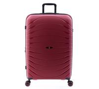 Gladiator 3400 4 roulettes Trolley 76 cm avec soufflet d'extension rouge