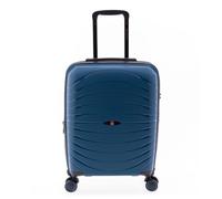 Gladiator 3400 4 roulettes Trolley de cabine 55 cm avec soufflet d'extension bleu