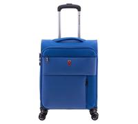 Gladiator 3700 4 roulettes Trolley de cabine 55 cm avec soufflet d'extension bleu
