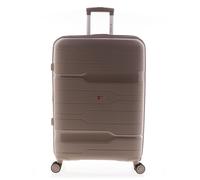 Gladiator 3800 4 roues Valise cabine 77 cm '"avec soufflet d''extension"' beige